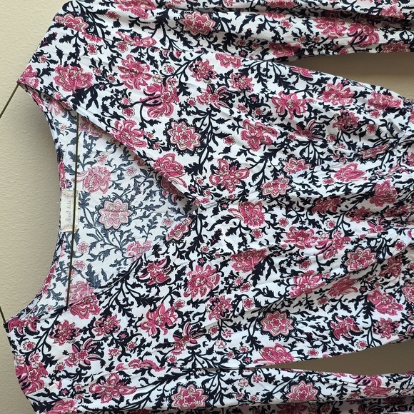 Altar'd State Romper Long Sleeve V neck Shorts Floral Size  Large - Picture 3 of 5